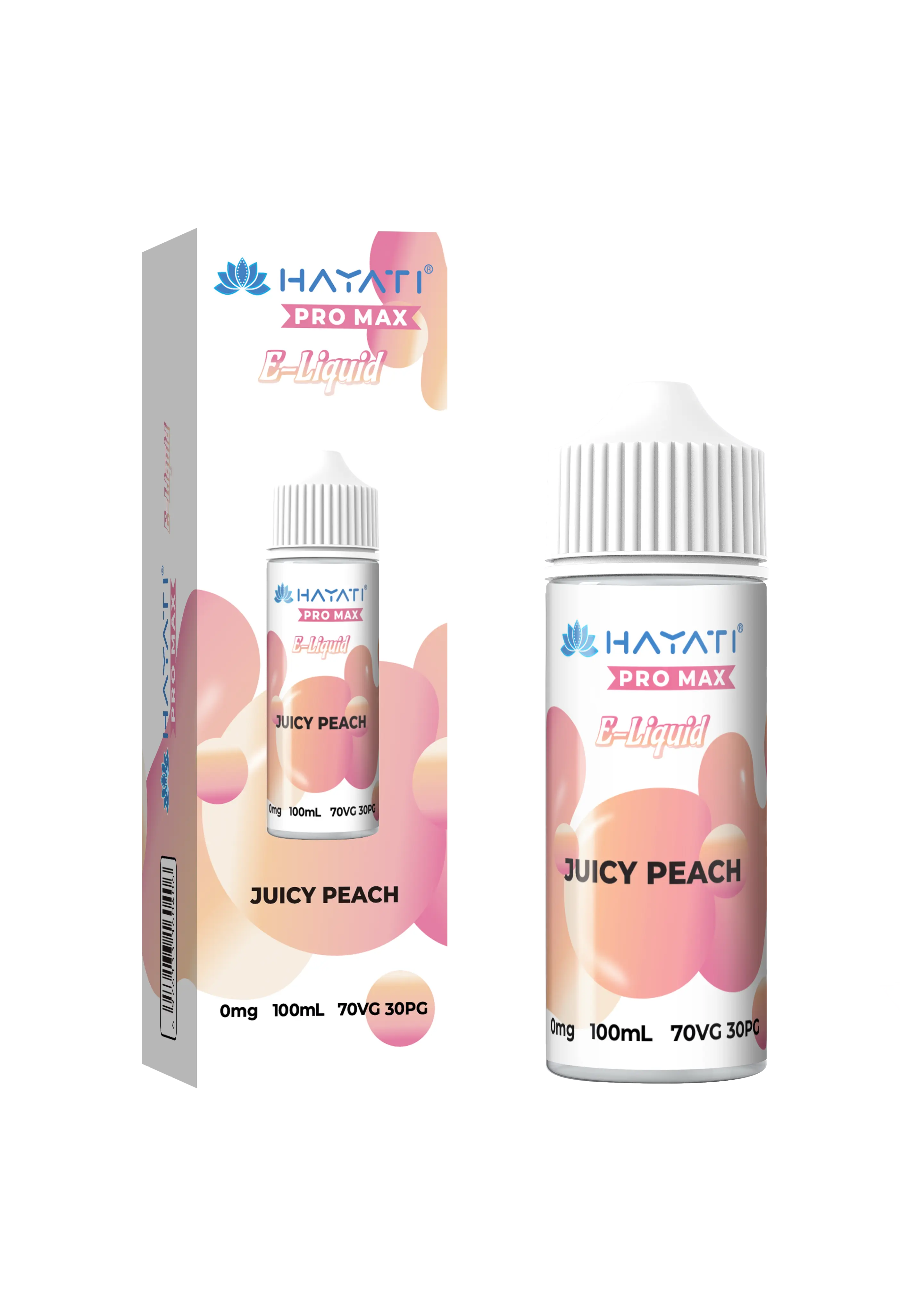 Hayati Pro Max Eliquid 70/30 - Juicy Peach - 100ml